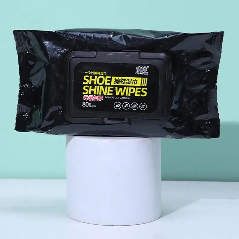 Shoe Wipes | 80 Pcs Instant Cleaner | Quick Dirt & Stain clean