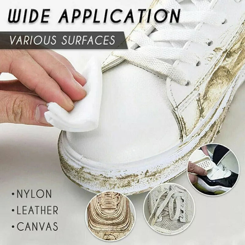 Shoe Wipes | 80 Pcs Instant Cleaner | Quick Dirt & Stain clean