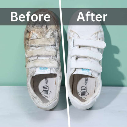 Shoe Wipes | 80 Pcs Instant Cleaner | Quick Dirt & Stain clean