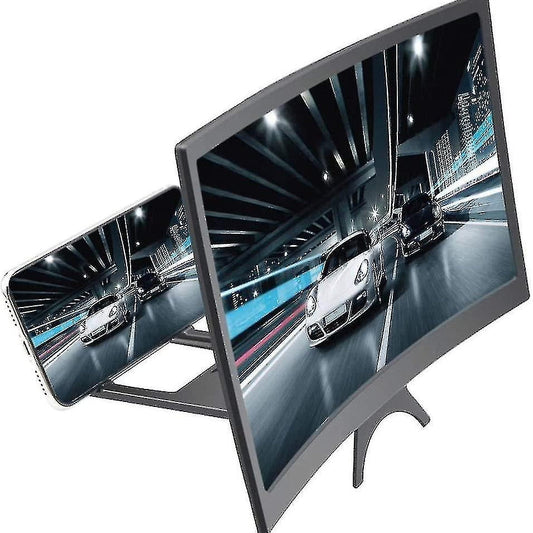 12-Inch Mobile Screen Magnifier – HD Phone Display Amplifier for Movies & Gaming
