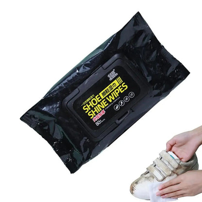 Shoe Wipes | 80 Pcs Instant Cleaner | Quick Dirt & Stain clean