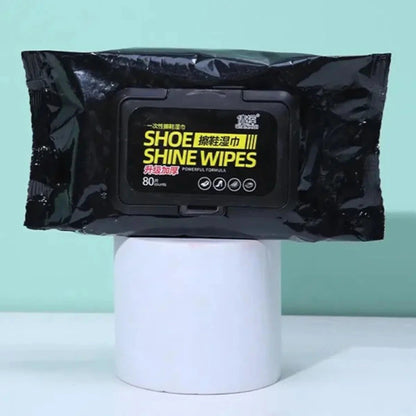 Shoe Wipes | 80 Pcs Instant Cleaner | Quick Dirt & Stain clean