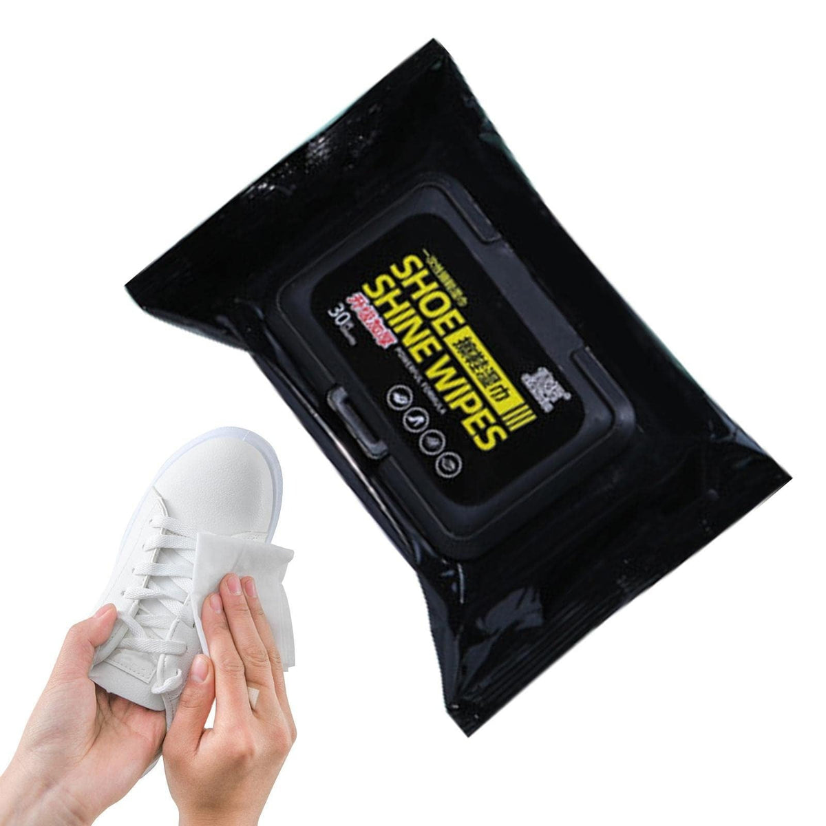 Shoe Wipes | 80 Pcs Instant Cleaner | Quick Dirt & Stain clean