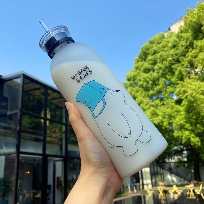 We Bare Bears Panda Water Bottle 1000ml