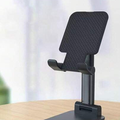 Premium Foldable Desktop Stand – Adjustable Height & Multi-Angle Portable Mount for All Mobiles & Tablets