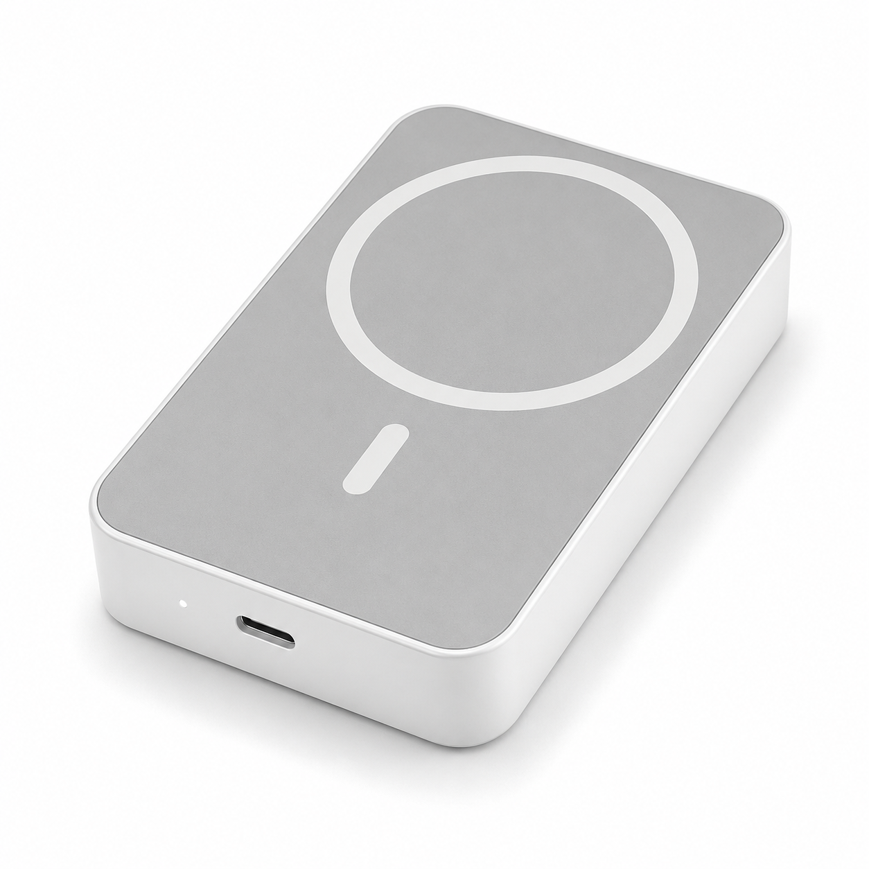 10000mAh Magnetic Wireless Power Bank – Ultra Slim MagSafe Compatible Portable Charger with USB-C Fast Charging