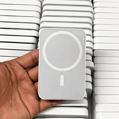 10000mAh Magnetic Wireless Power Bank – Ultra Slim MagSafe Compatible Portable Charger with USB-C Fast Charging