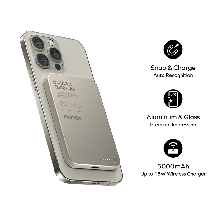 Infinix MagPower 5 – 5000mAh Magnetic Wireless Power Bank
