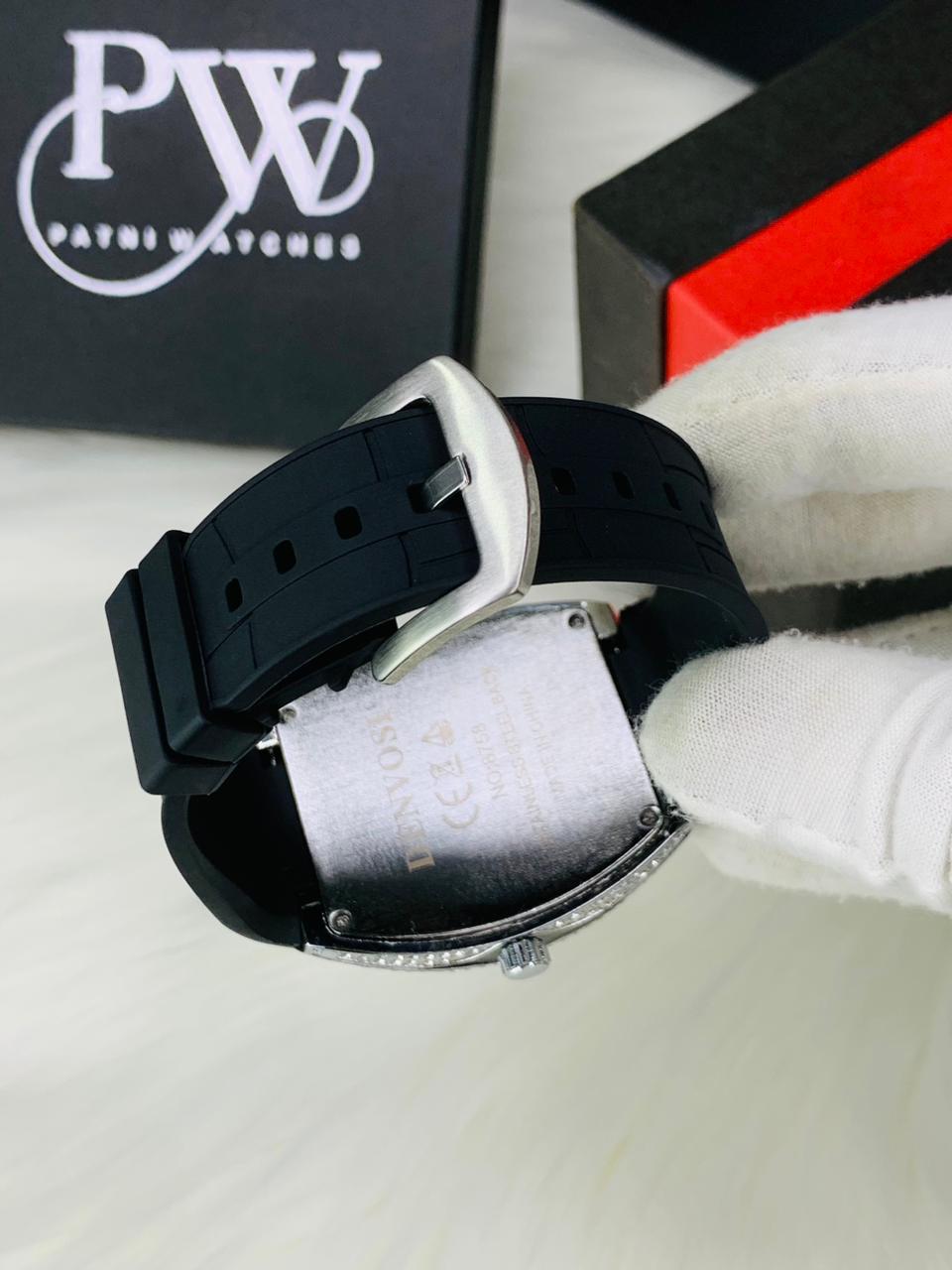 Denvosi Luxury Diamond Studded Strap Men’s Watch