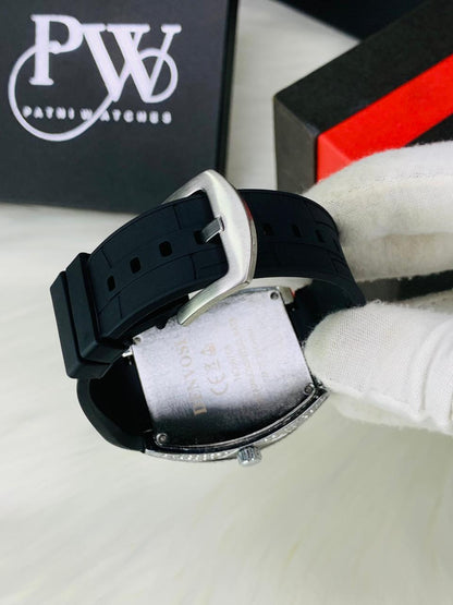 Denvosi Luxury Diamond Studded Strap Men’s Watch