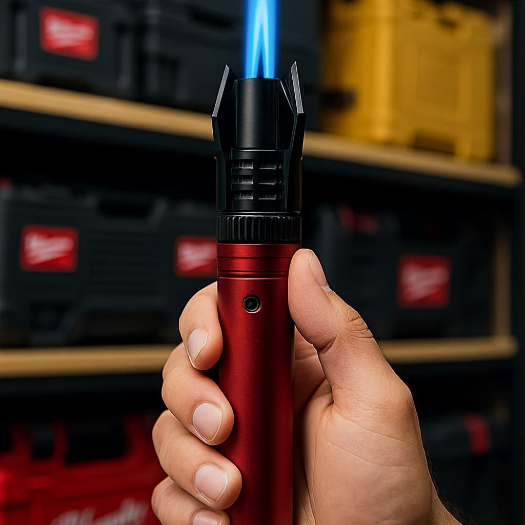 🔥 Jet Flame Torch Lighter – Windproof |Refillable Metal Body
